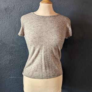 Gabriella Rossi cashmere short sleeve sweater